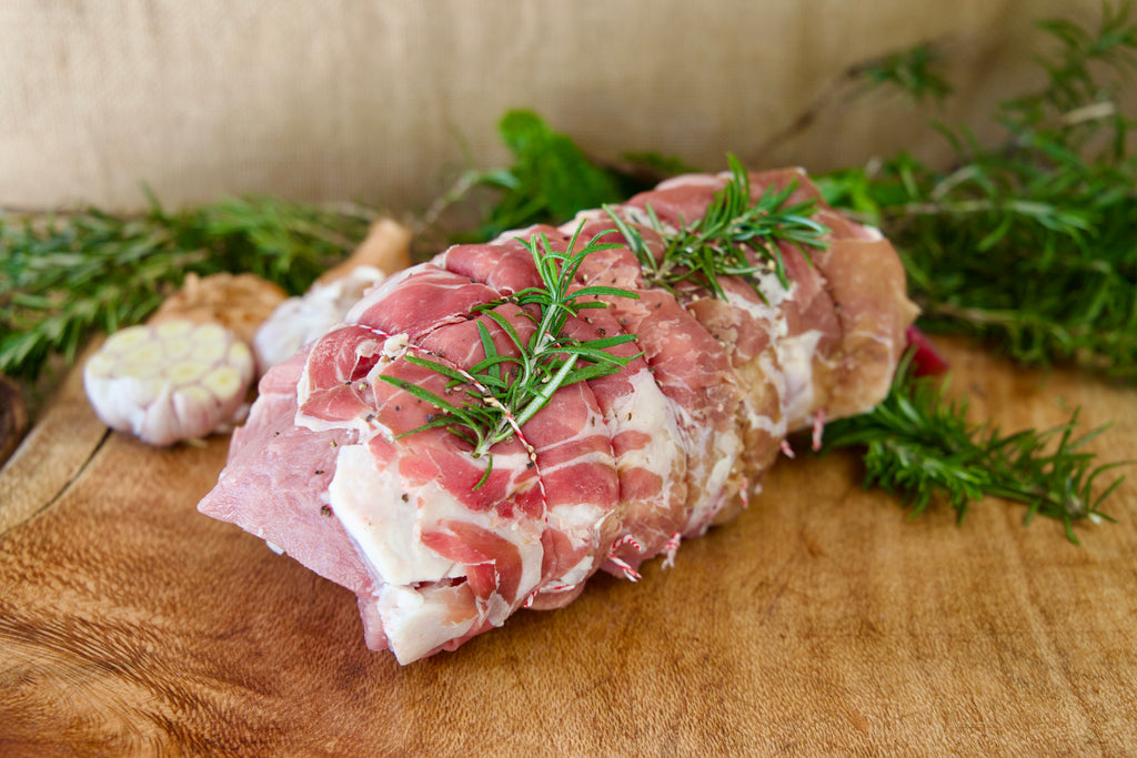 Boneless Lamb Shoulder Wrapped In Prosciutto 1.51.8kg