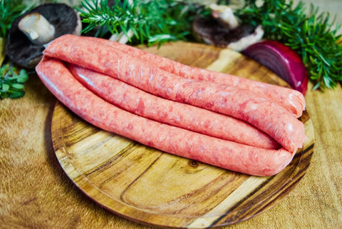 Thin BBQ Beef Sausages 500g